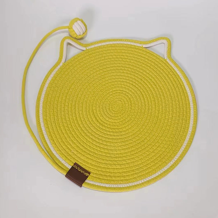 Braided Cotton Rope Cat Claw Mat