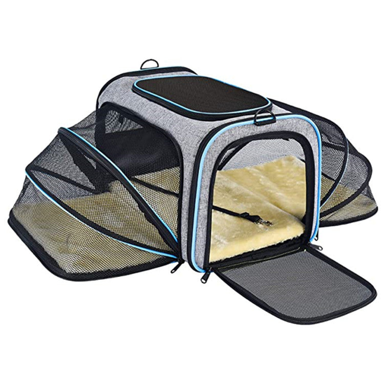 Expandable Foldable Soft Dog or Cat Carrier Bag