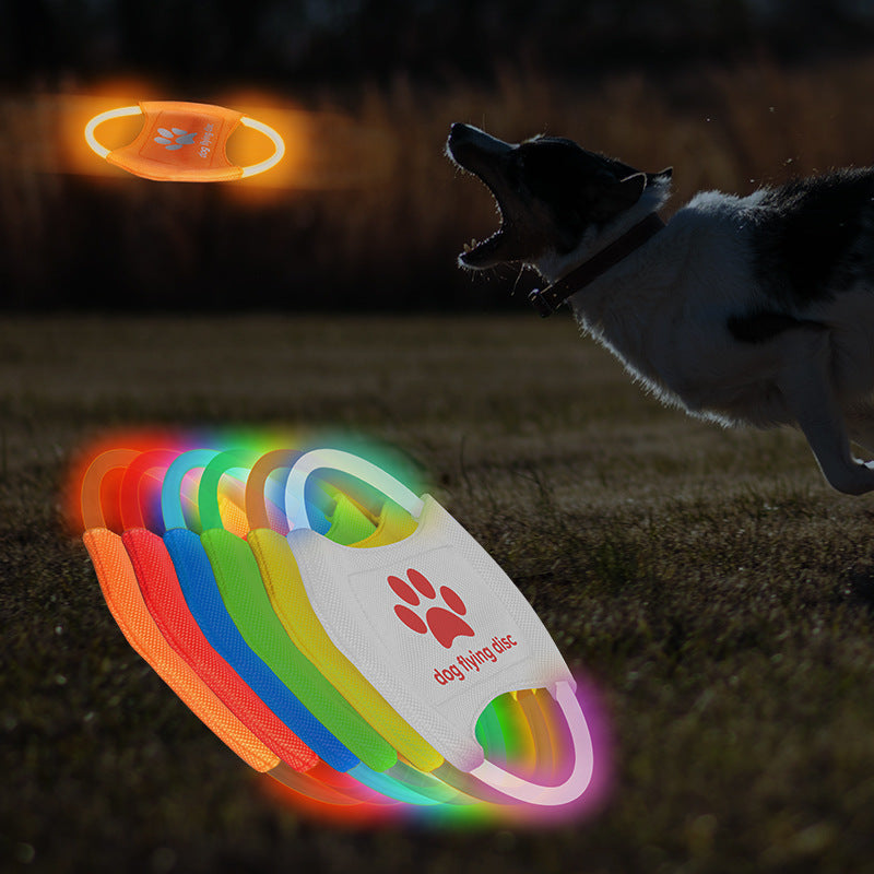 Dog Flying LED Discs