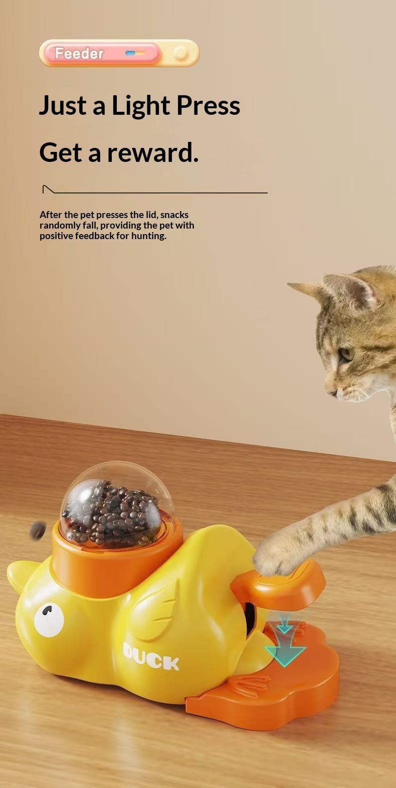 Interactive Toy Training Automatic Feeder Cat Toy