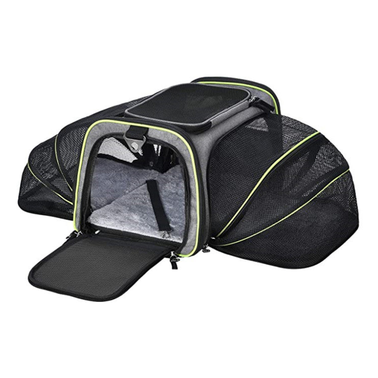 Expandable Foldable Soft Dog or Cat Carrier Bag