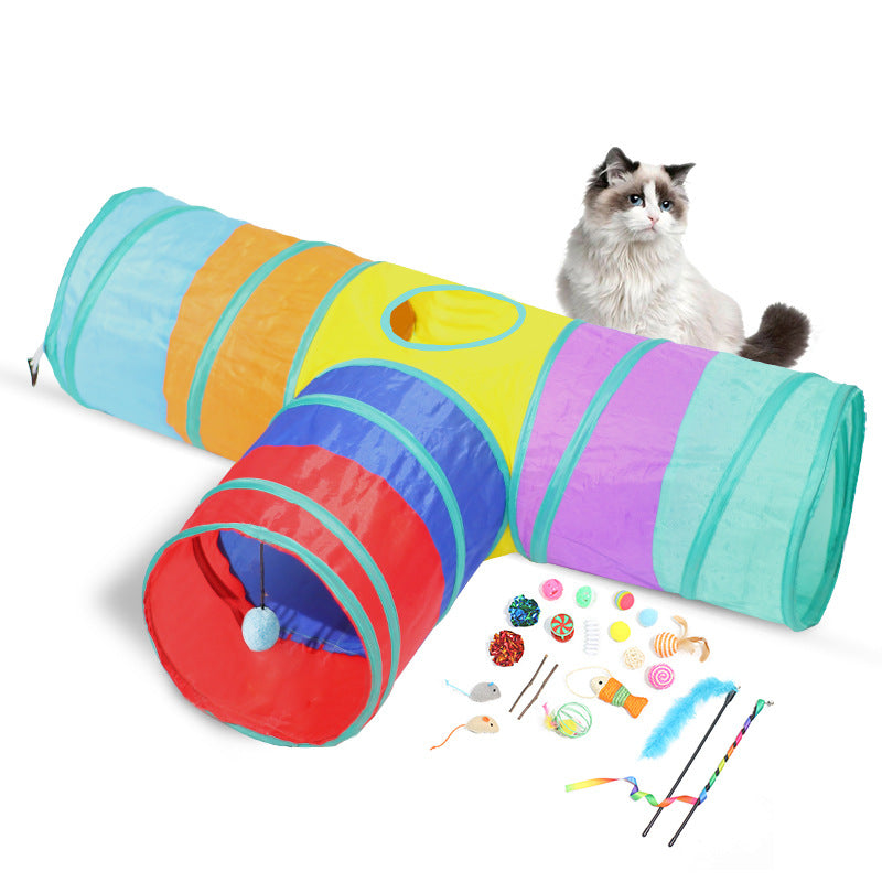 Cat Foldable Tunnel & Toys