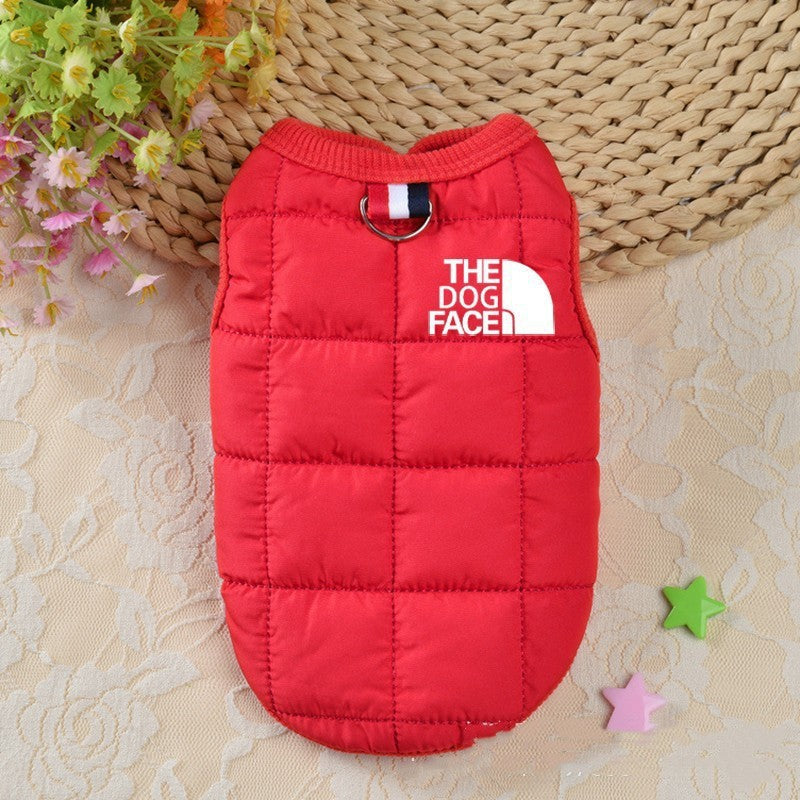 Fleece-lined Pet Dog Face Body Warmer