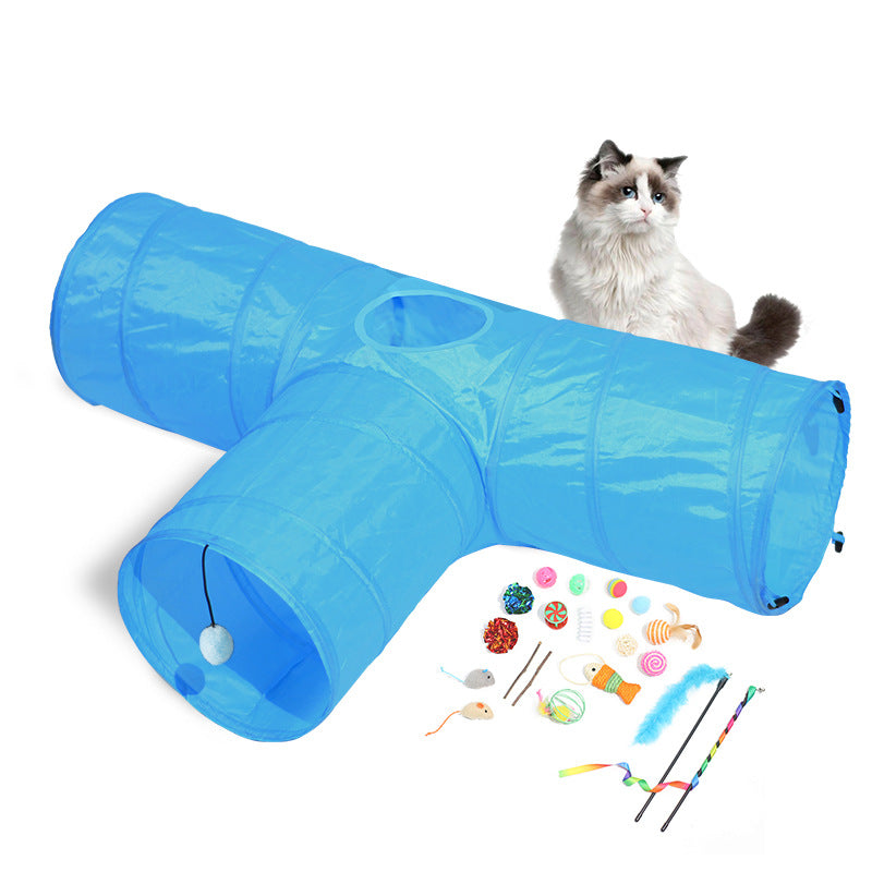 Cat Foldable Tunnel & Toys