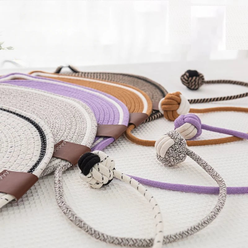 Braided Cotton Rope Cat Claw Mat