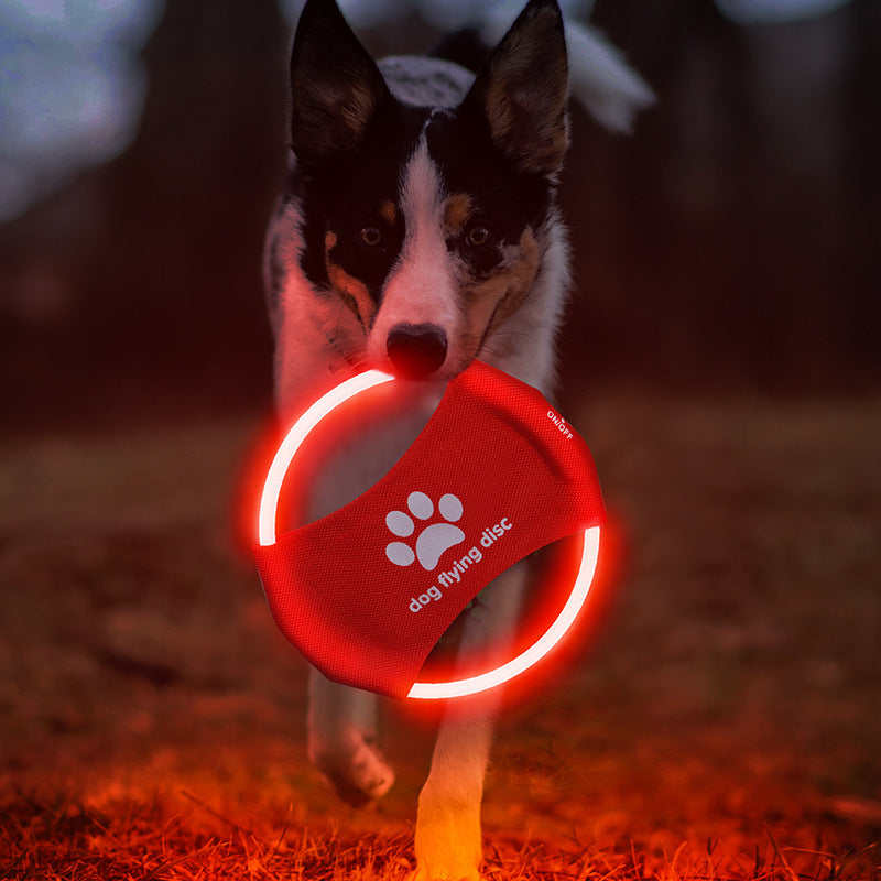 Dog Flying LED Discs