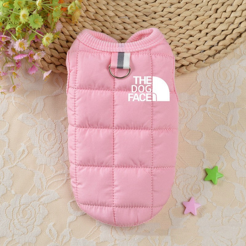 Fleece-lined Pet Dog Face Body Warmer