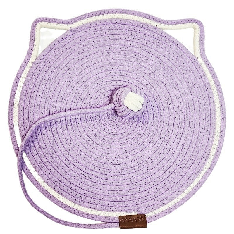 Braided Cotton Rope Cat Claw Mat