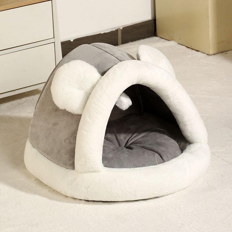 Self-Warming Cat Tent Bed For Cats & Small Dogs
